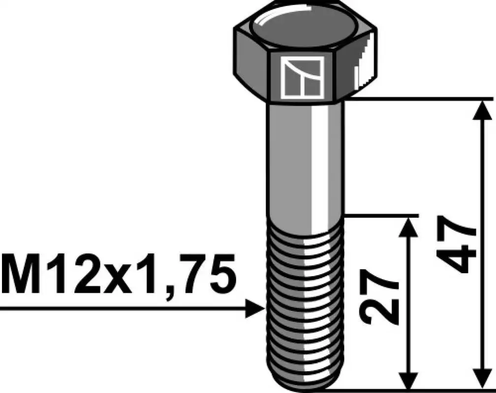 Schraube - M12x1,75 - 10.9